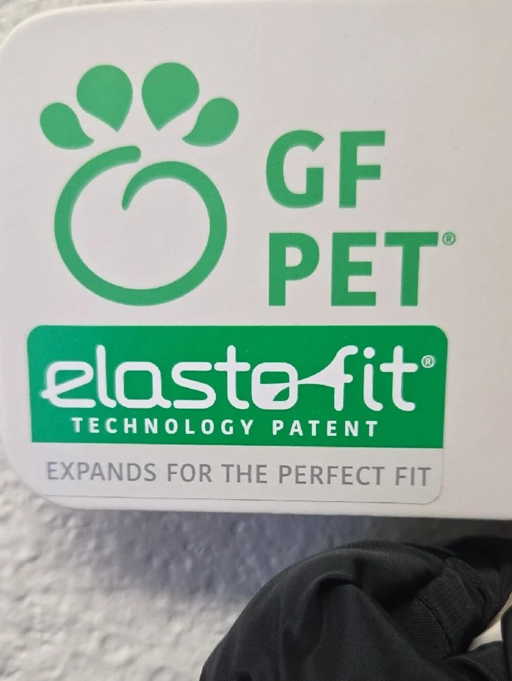 Black Camouflage Puffer Dog Coat with Green Trim